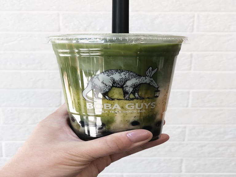 Matcha Latte at Boba Guys Culver City | Instagram by @thestaceysun