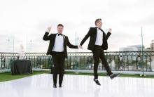 The London West Hollywood wedding gay couple