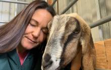 Live healing meditation with Ellie Laks and Pebbles at The Gentle Barn