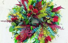 Custom Holiday Wreath from The Plant Provocateur