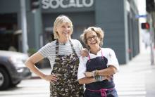 Mary Sue Milliken and Susan Feniger at Socalo