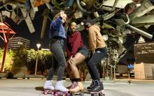 Downtown LA Skaters at The Geffen Contemporary in Little Tokyo