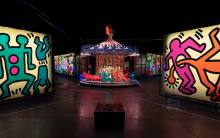 Keith Haring carousel at Luna Luna: Forgotten Fantasy